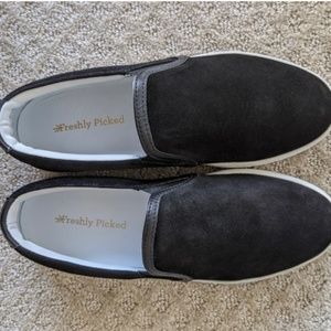 NIB Freshly Picked Women's Suede slip on  Sneakers